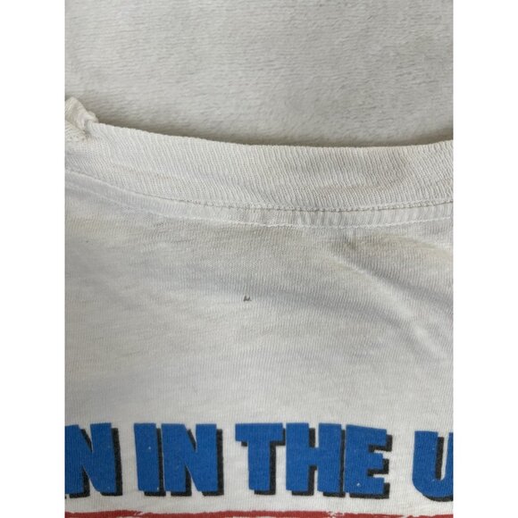 Original Vintage 1984 Bruce Springsteen Born In The USA Tour '84-'85 T-Shirt XS - Picture 14 of 16